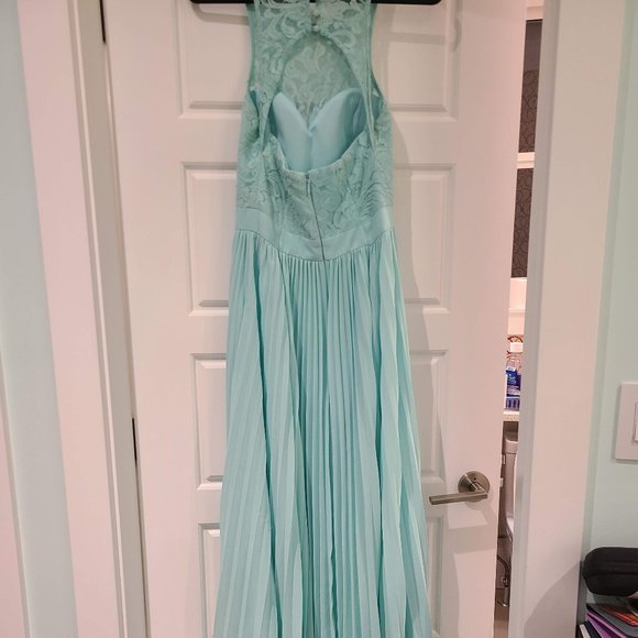 Mint Floor Length Gown - Picture 9 of 10